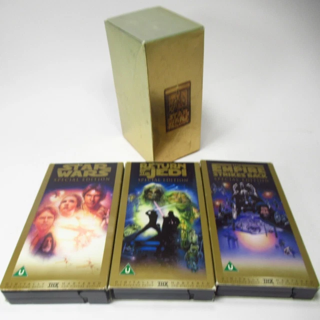 THE STAR WARS Trilogy VHS Tapes Original Version Unedited Lucasfilm LTD