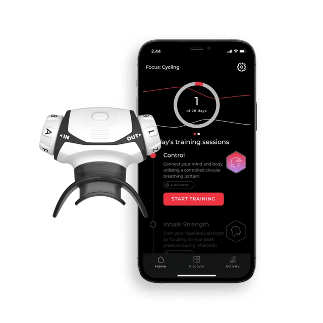 AIROFIT Pro 2.0 Atemtrainer mit App - Smartes Atemmuskulatur Training