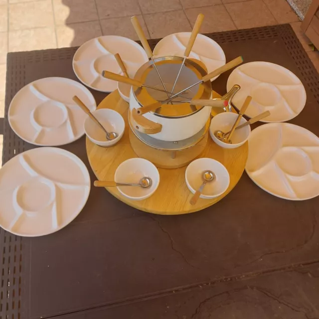 Servizio Set fonduta/bourguignonne per 6 persone