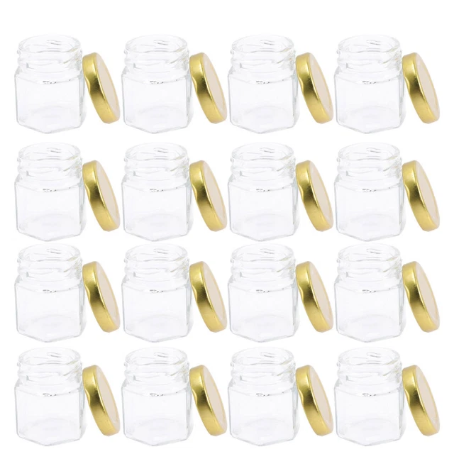 20 pz bicchieri per conserve bicchieri piccoli con coperchio bottiglie di vetro