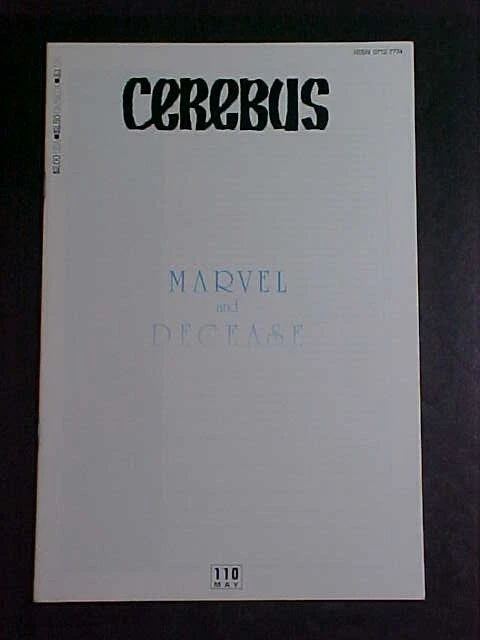 Cerebus #110! Vf/Nm 1988 Aardvark-Vanaheim