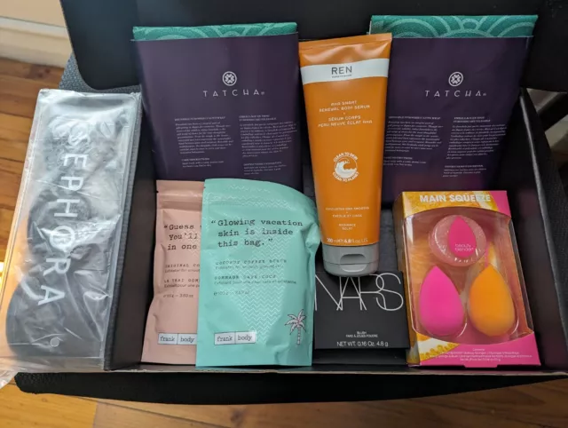 Mecca Sephora Beauty Box All Brand New Tatcha REN NARS Etc