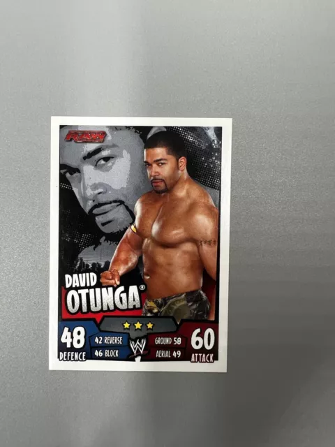 Topps Slam Attax - Rumble Sammelkarte 2011 - David Otanga