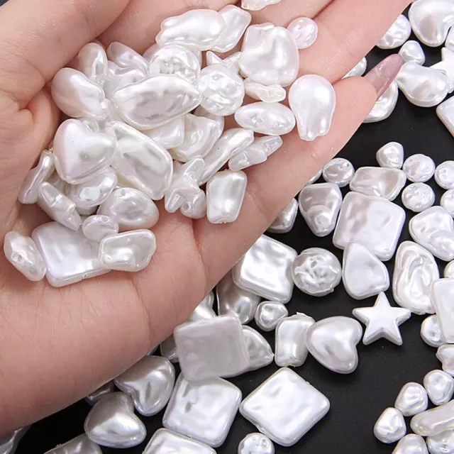 20Pcs Imitation Pearl Beads Loose Beads for Jewelry Making DIY Necklace Earrings