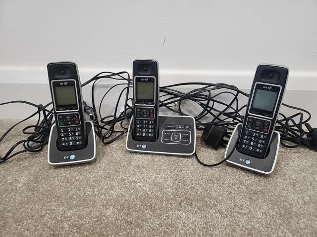 BT 6500 Quad Digital Home Phone Set - 3 Cordless Handsets & Answering Machine