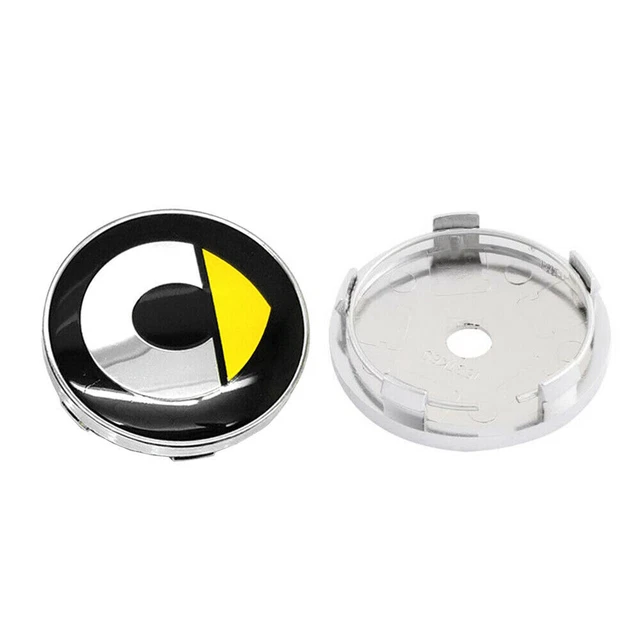 4 Pièces Enjoliveur Cache Moyeu Pour Smart Brabus 60mm - Enjoliveurs De Roue Et Centre De Jante De Haute Qualité