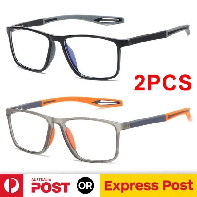 2PCS Non Slip Readers Blue Light Blocking Portable Reading Glasses For Women Men