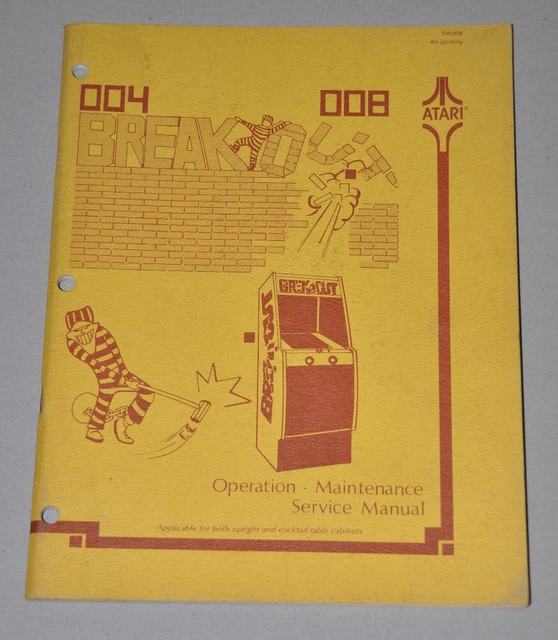 Vintage Video Arcade games, Service/Technical manuals - Lot 2