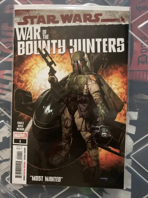 Star Wars: War of the Bounty Hunters #1 Boba Fett Marvel Comics 2021