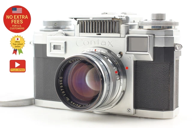 Appareil Photo Zeiss Ikon Contax IIIa Avec Sonnar 50mm F/1.5 – Vintage