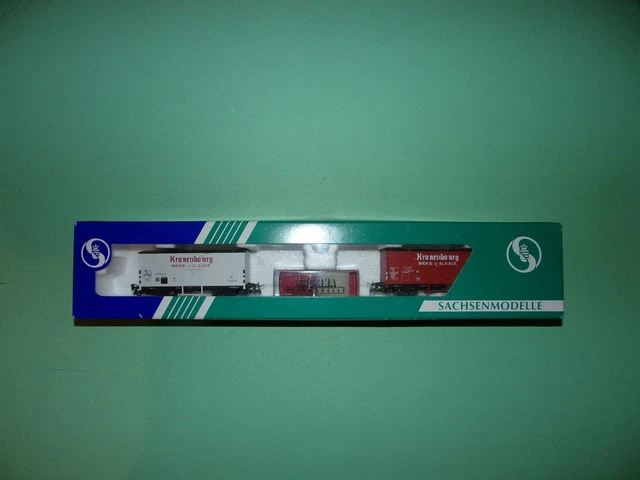 Sachsenmodelle 74151 – Coffret 2 Wagons Bière SNCF Kronenbourg – Échelle HO (Occasion)