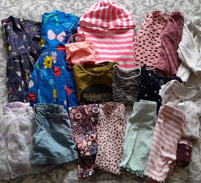 Spring Summer Bundle Of Girls Clothes Age 3-4 M&S Tu Primark Next +