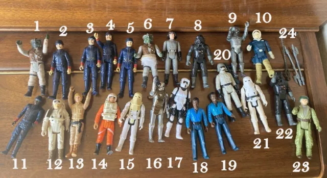Star Wars Action Vintage Figurines original mixed lot characters