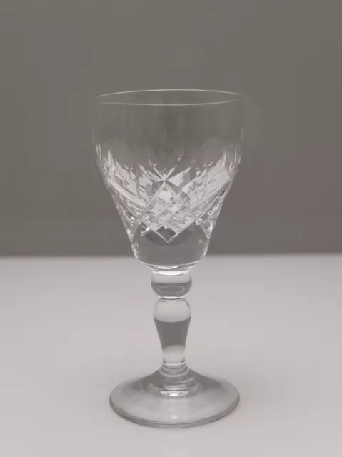 Royal Brierley Crystal ELIZABETH Cut Sherry Glass Or Glasses 4 5/8" 11.7 Tall