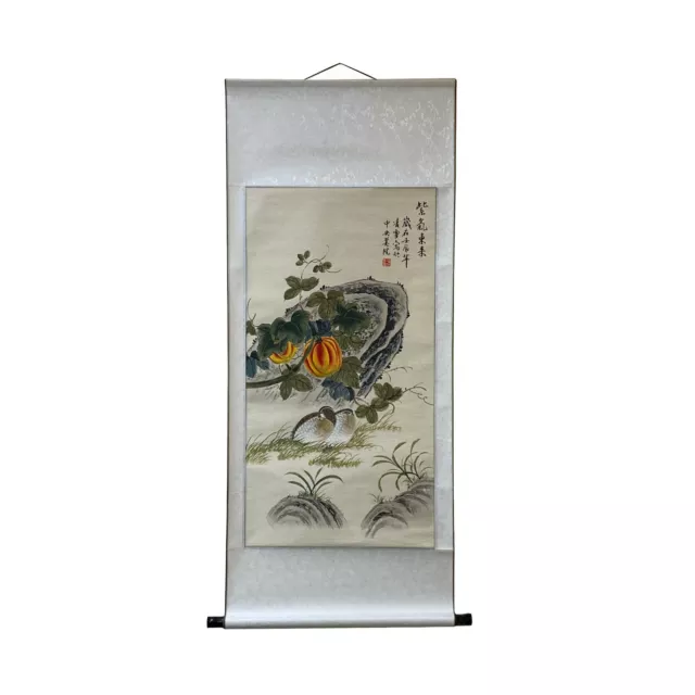 Chinese People Color Ink Scroll Painting Museum Quality Wall Art cs5645S Chinese People Color Ink Scroll Painting Museum Quality Wall Art cs5645S