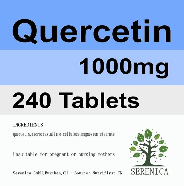 Quercetin Vegetarian 1000mg x 240 Tablets