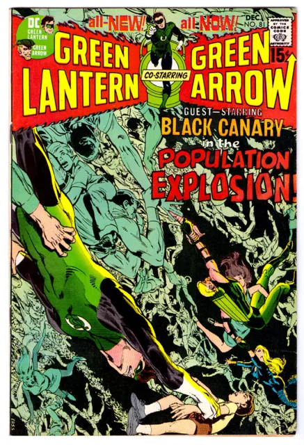 GREEN LANTERN #81 in VF a 1970 DC comic with GREEN ARROW & NEAL ADAMS art