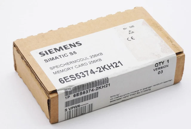 Siemens 65374-2KH21 6ES5 374-2KH21 HW: 03 256 KB modulo di memoria -sigillato-