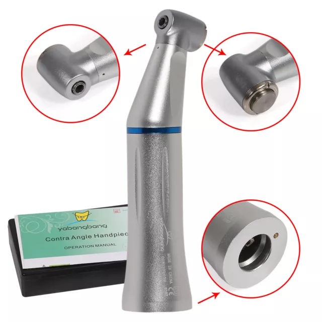 NSK Style Dental Contra Angle Low Speed Handpiece Push Button Inner Water Spray