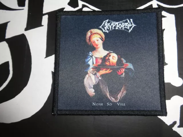 Cryptopsy Death Patch Aufnäher Kutte Death Metal Nile 666