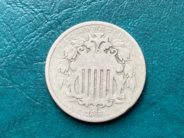 USA 1868 Five Cent Shield Nickel