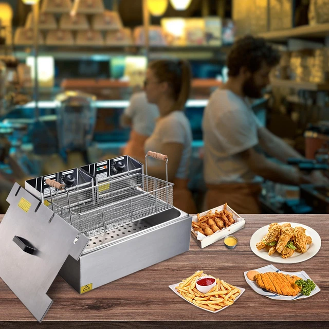 WeChef 20L Electric Countertop Deep Fryer Commercial Restaurant Fast Food 5000W
