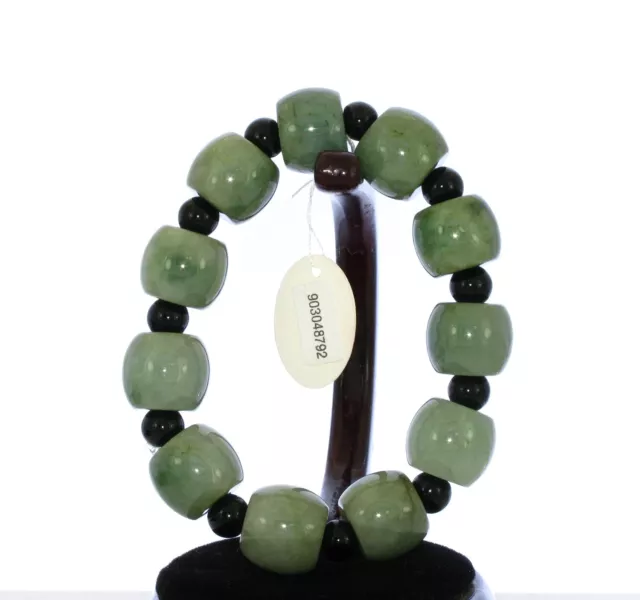 07" China Grade A Certified Nature Hisui Jadeite Jade Oil Green Bangle 8792