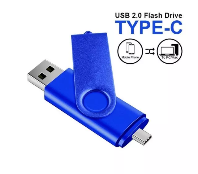 2 in 1 Speicherstick USB Stick  Type C ⭐️16-128 GB ⭐️OTG Memory Stick & Type C