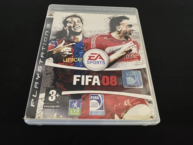Jeu FIFA 08 (2008) Pour PlayStation 3 PS3 - Édition Française PAL Complète (boîte + Manuel) - État Correct