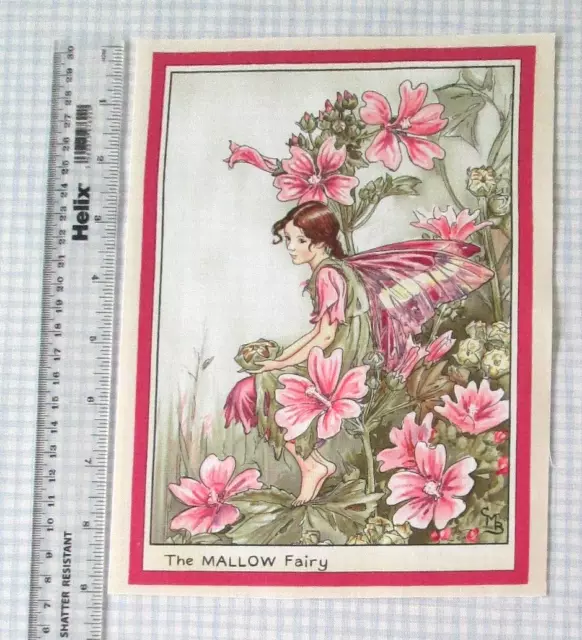 Flower Fairies Fabric Panel/Block Patchwork/Quilting 100% Cotton  Mallow Fairy