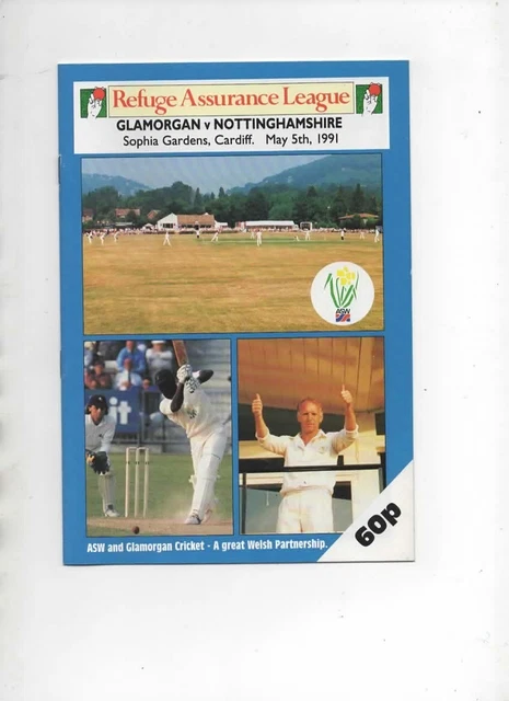 May 91 GLAMORGAN v NOTTINGHAMSHIRE Refuge Assurance League