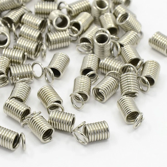 Buttinette Embouts De Cordon, Argenté, 4 Pièces | Acheter En Ligne Sur