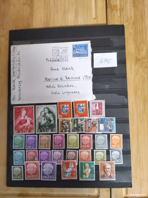 Briefmarken Aus Nachlass  Saarland