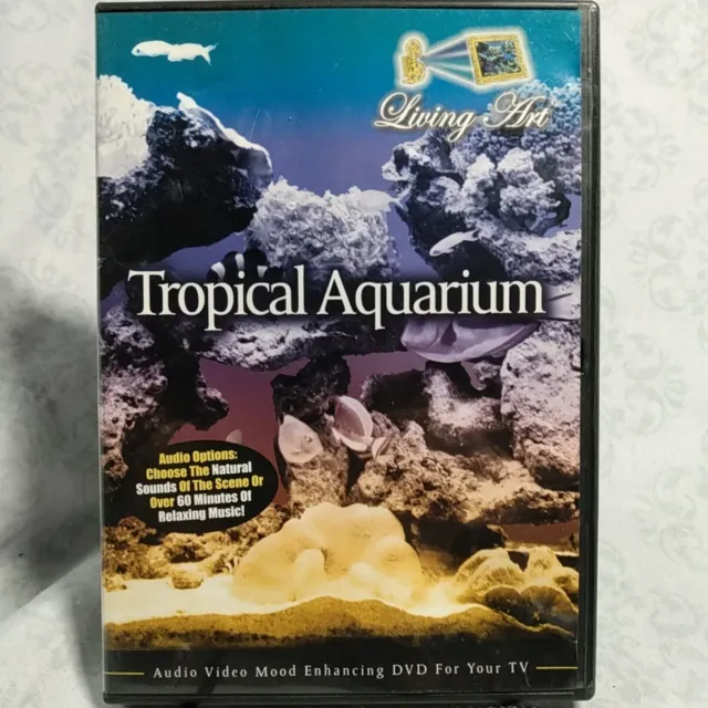 Living Art DVD: TROPICAL AQUARIUM (2005) Exotic Fish Tank Looped **HALF OFF 2+**
