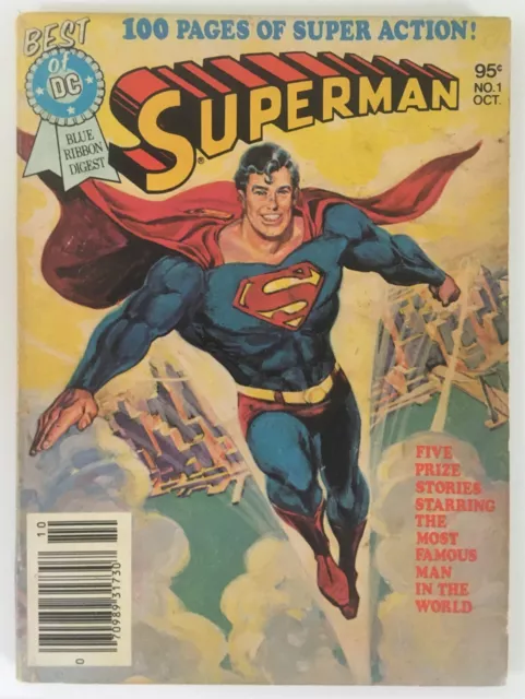 Best Of DC BLUE RIBBON DIGEST #1 Oct. SUPERMAN 1979 Five Stories Man of Steel