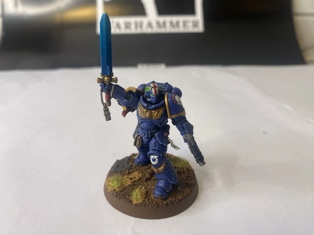 611 CAPTAIN POWER Sword Ultramarines Primaris Space Marines 40k Well