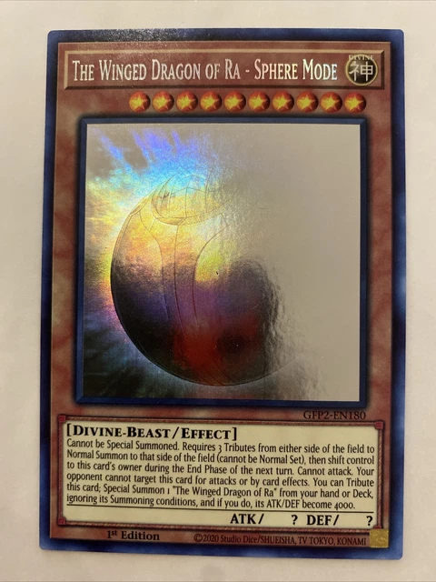 YU-GI-OH! TCG THE Winged Dragon of Ra - Sphere Mode Ghost (very Nice ...