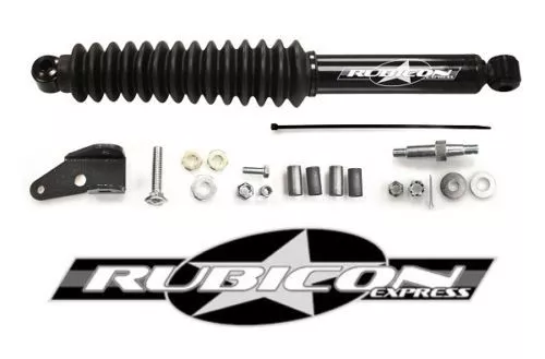 Rubicon Express Steering Stabilizer for Jeep Wrangler JK JKU 07-17 RXT2000B-JK