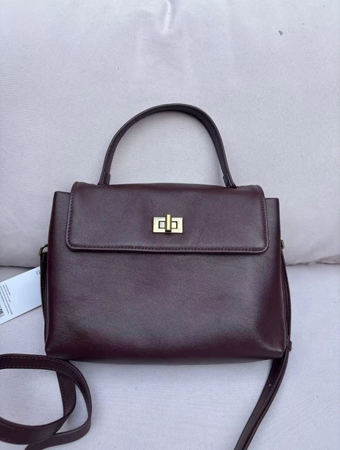 Sac à Main Vintage Jacques Esterel - Cuir Rouge - Bandoulière Ou Porté Main - Occasion, à Vérifier
