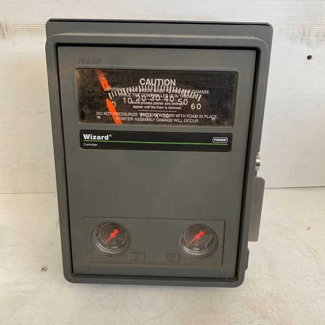 4195kbe R Controller FISHER WIZARD 4195K gauge pressure indicating controller NEW IN BOX ...
