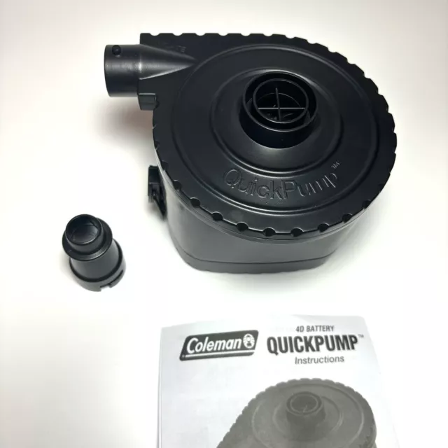 Coleman 4D Electric Battery Powered Quick Pump Tested