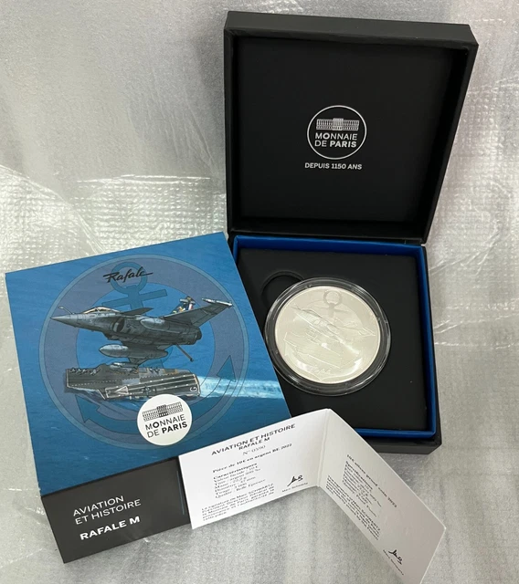 10 €uro Argent 2022 - RAFALE Marine - 3.000 ex
