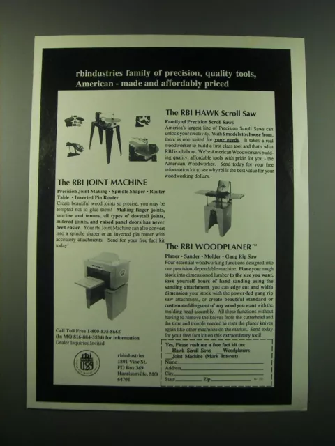 Rb industries shop scroll saw