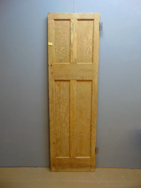 Door 1930's 4 Panel  Pine Wooden Alcove 22 1/4" x 74" Internal  ref 274D