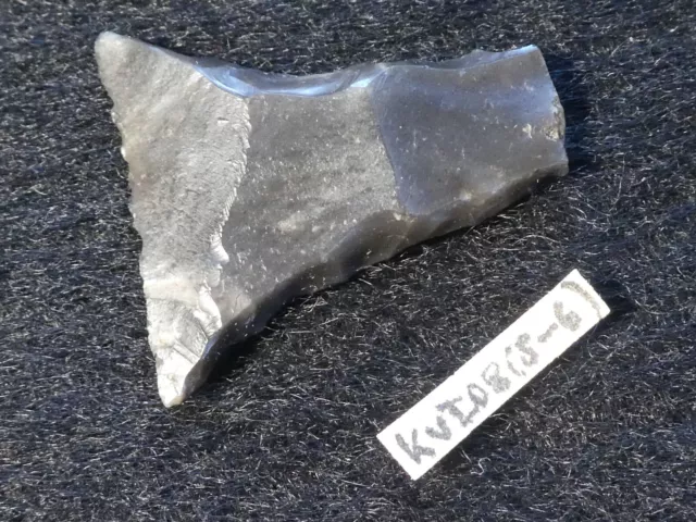 6800Y.O: WONDERFUL ARROW HEAD POINT 23mm DANISH STONE AGE MESOLITHIC FLINT SILEX