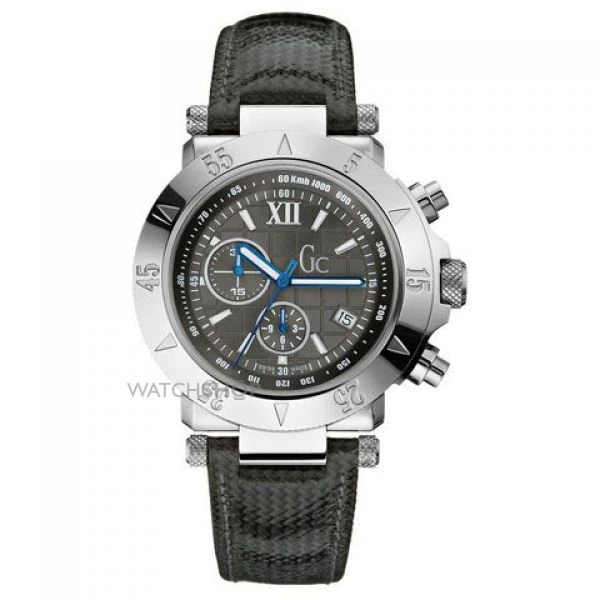 GUESS COLLECTION GC A47001G2 Carbon Fiber Strap Chrono Men s