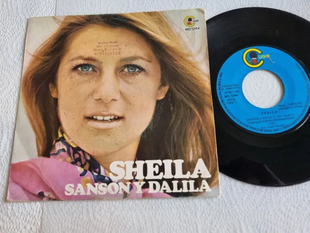 Sheila - Sanson y Dalila 7'' Vinyl SUNG IN SPANISH/ CV Middle of the Road