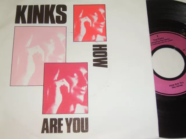 7" The Kinks How are you - Top Zustand # 1153