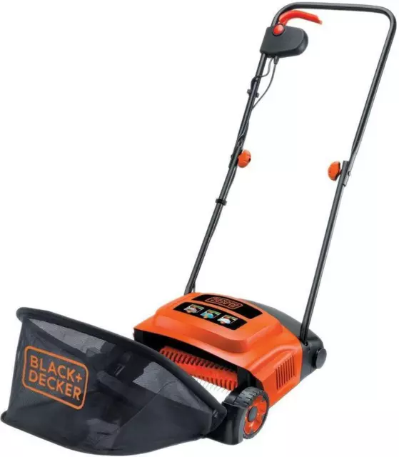 BLACK  and  DECKER Electric Lawn Raker Scarifier Garden Lawnraker Weed Whacker