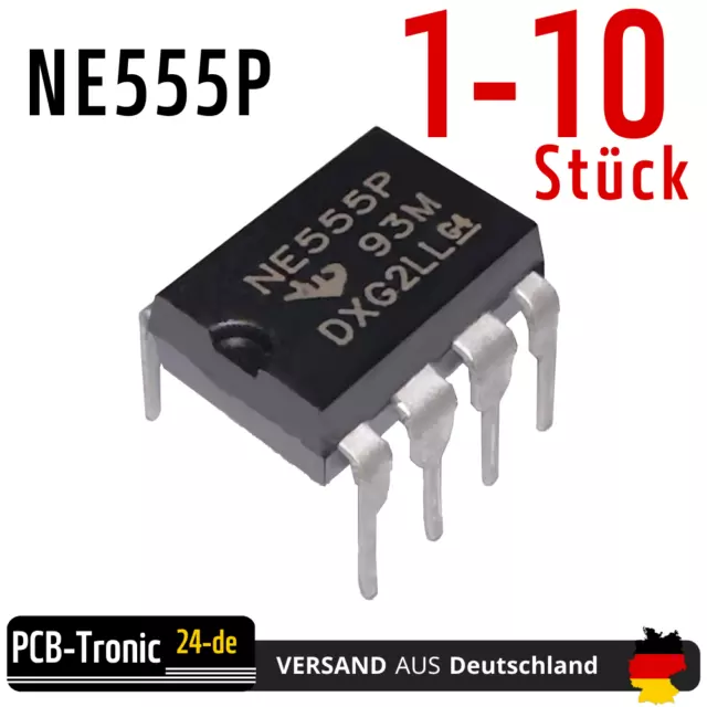 1-10X NE555P Timer NE555 Präzisions Zeitgeber Generator Frequency DIP-8